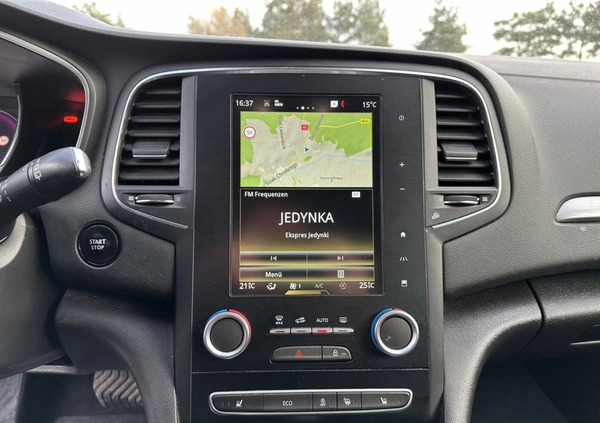 Renault Megane cena 36700 przebieg: 105000, rok produkcji 2018 z Nysa małe 562